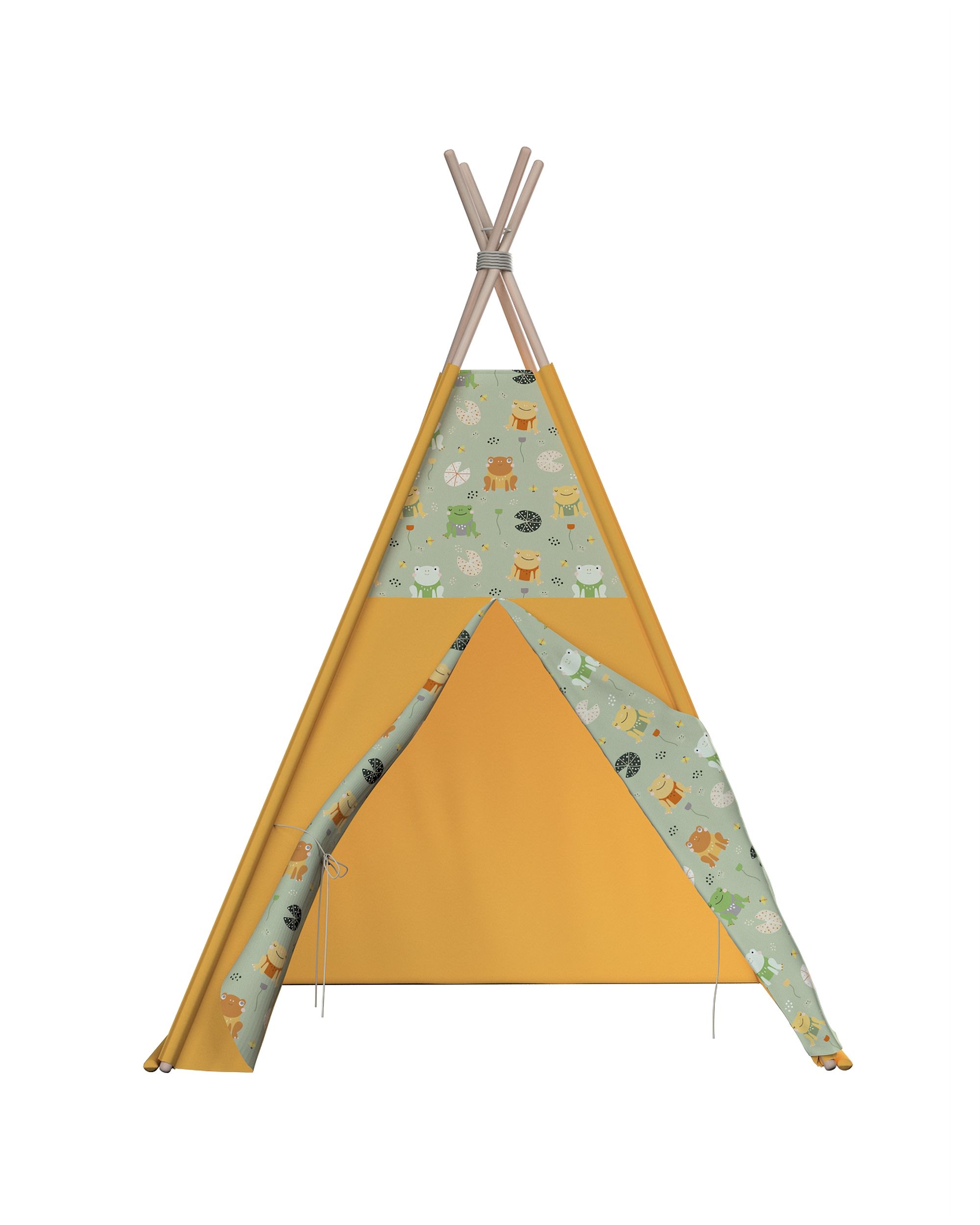 Tipi kolor zielony tkanina wzorzysta (hover)