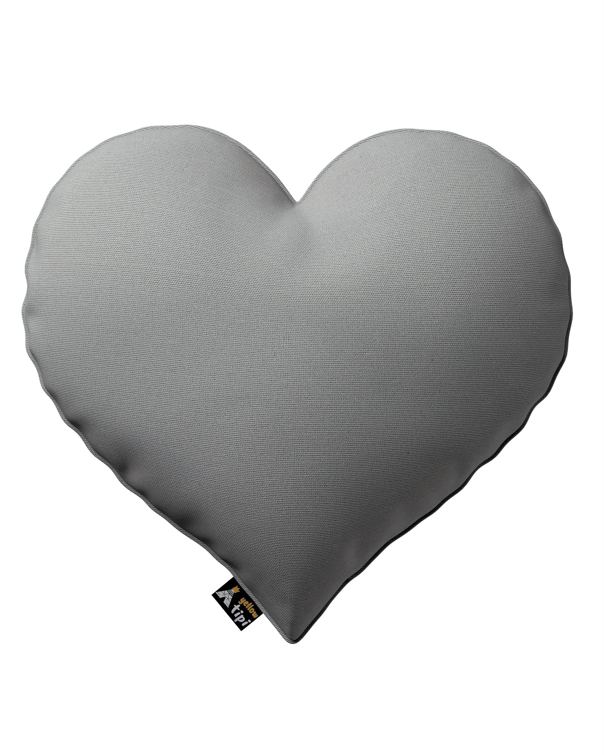 Poduszka Heart of Love kolor szary