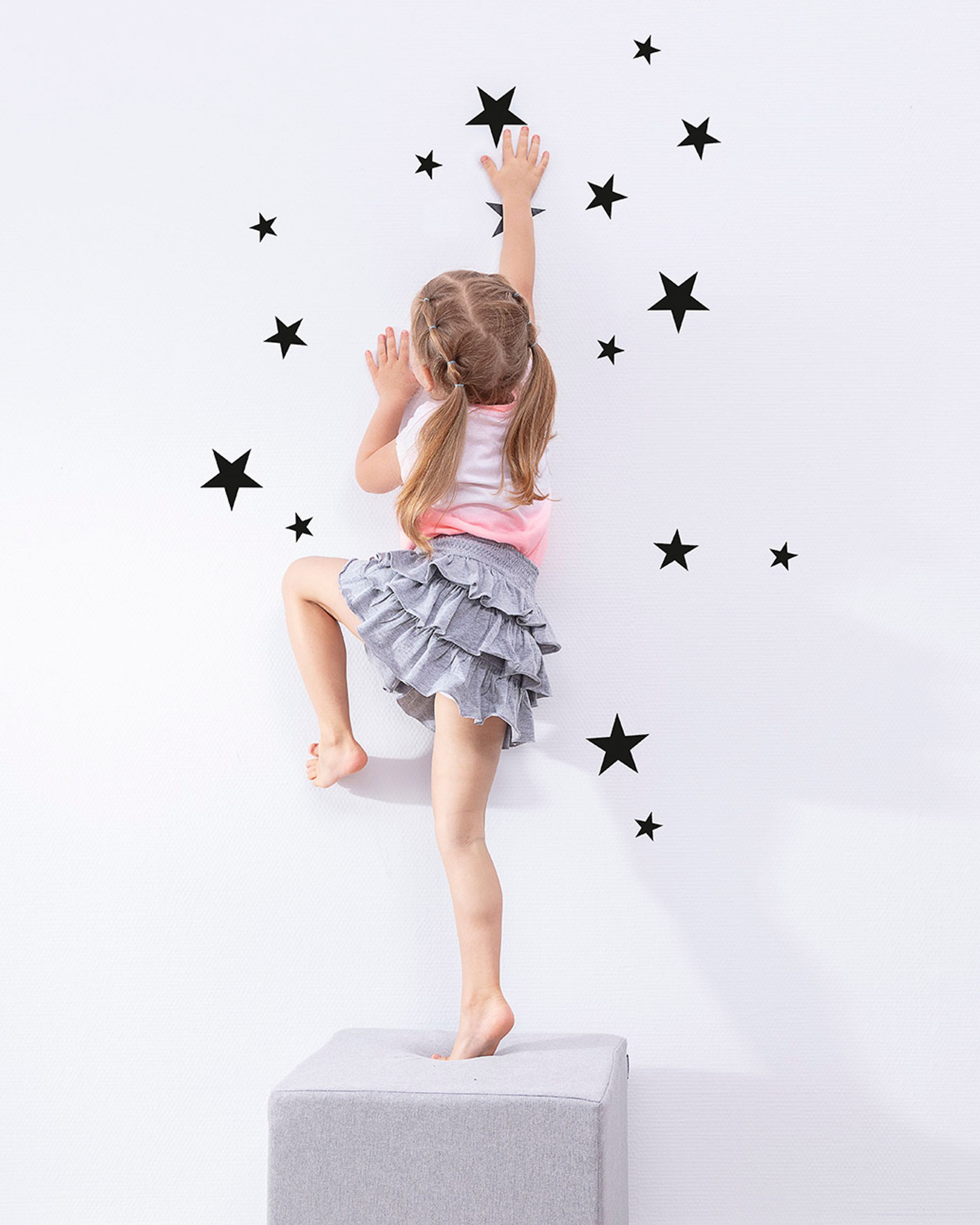 Zestaw naklejek Mini Stars black (hover)