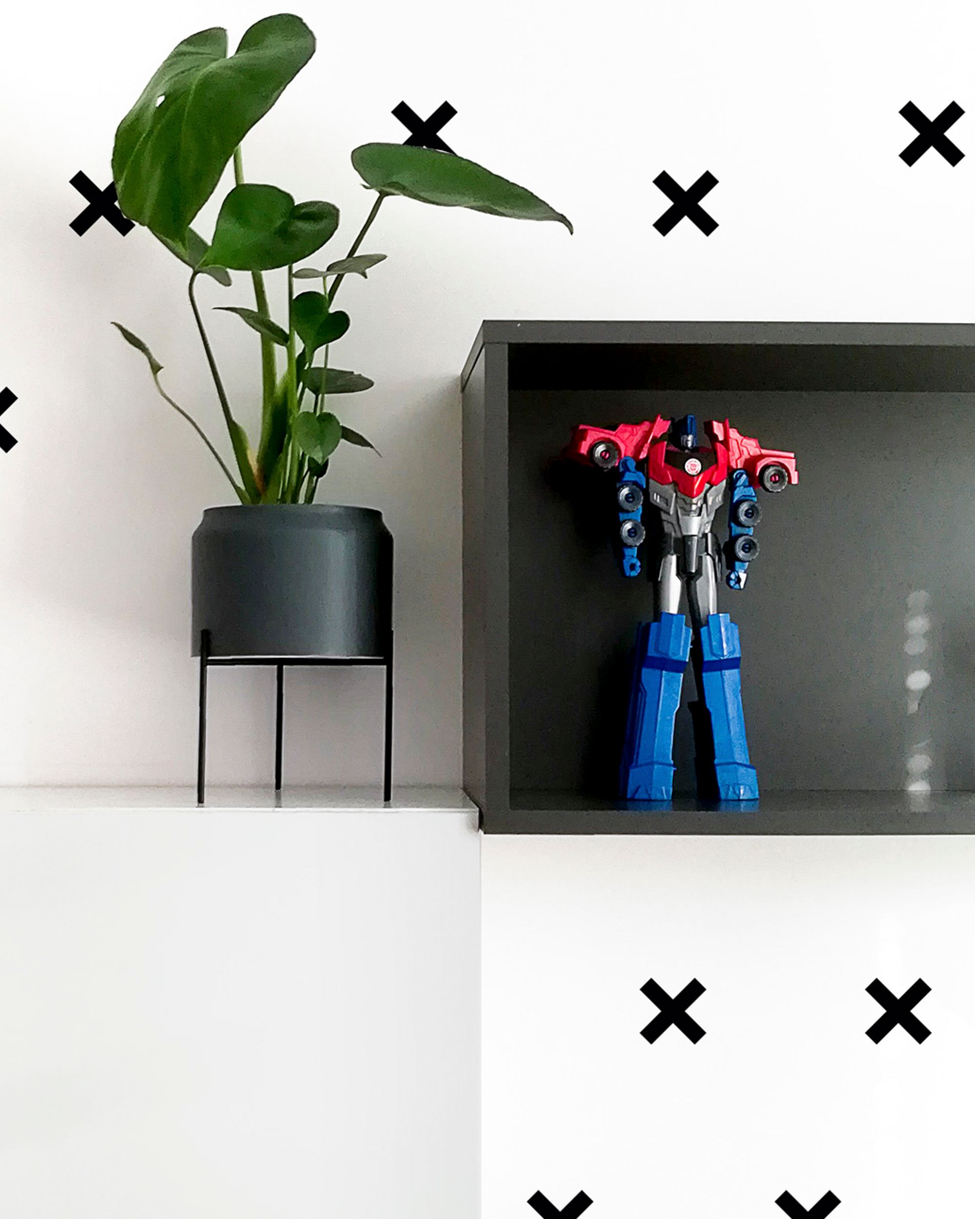 Zestaw naklejek Mini Cross black (hover)