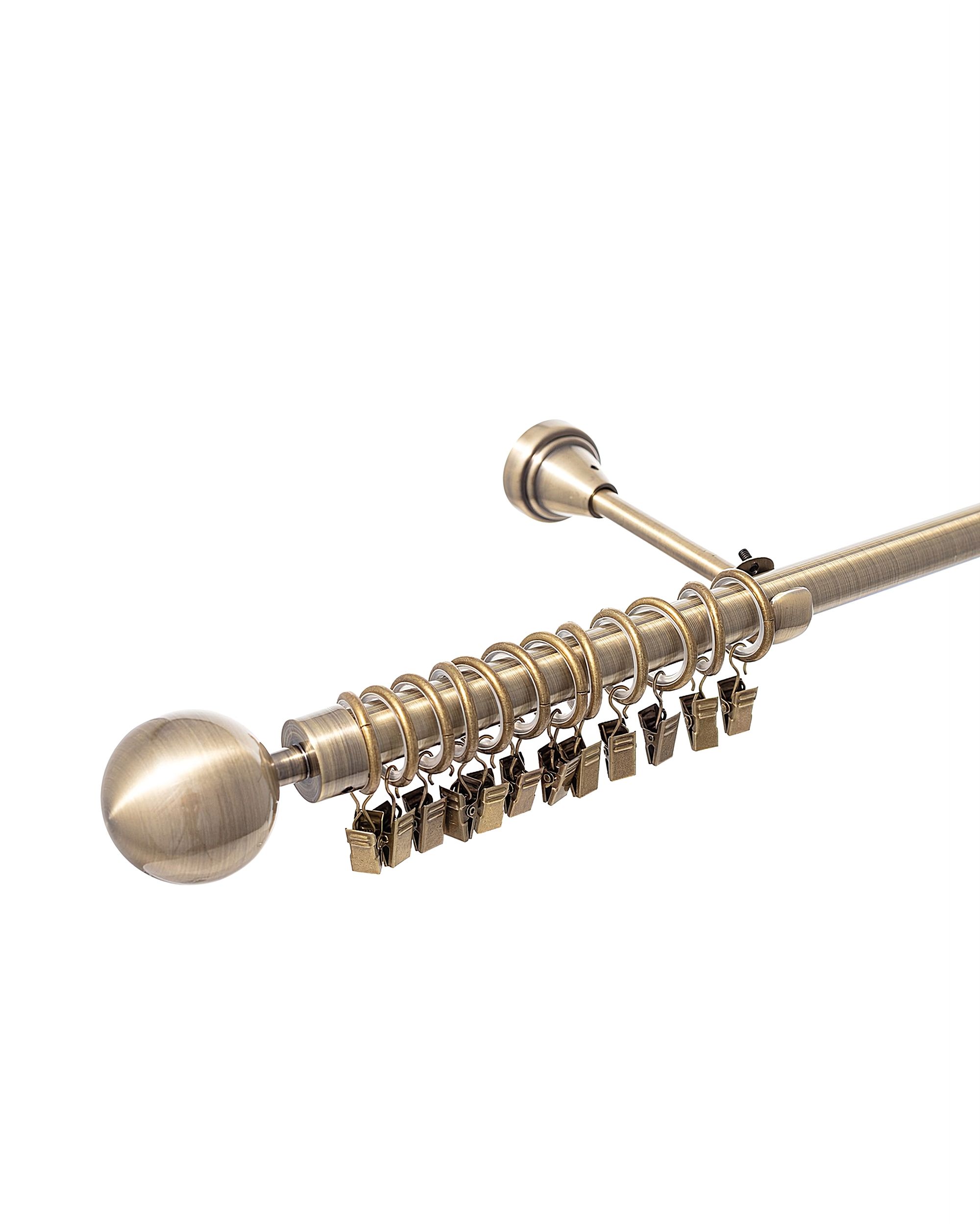 Karnisz pojedynczy Elegant antique brass 200cm