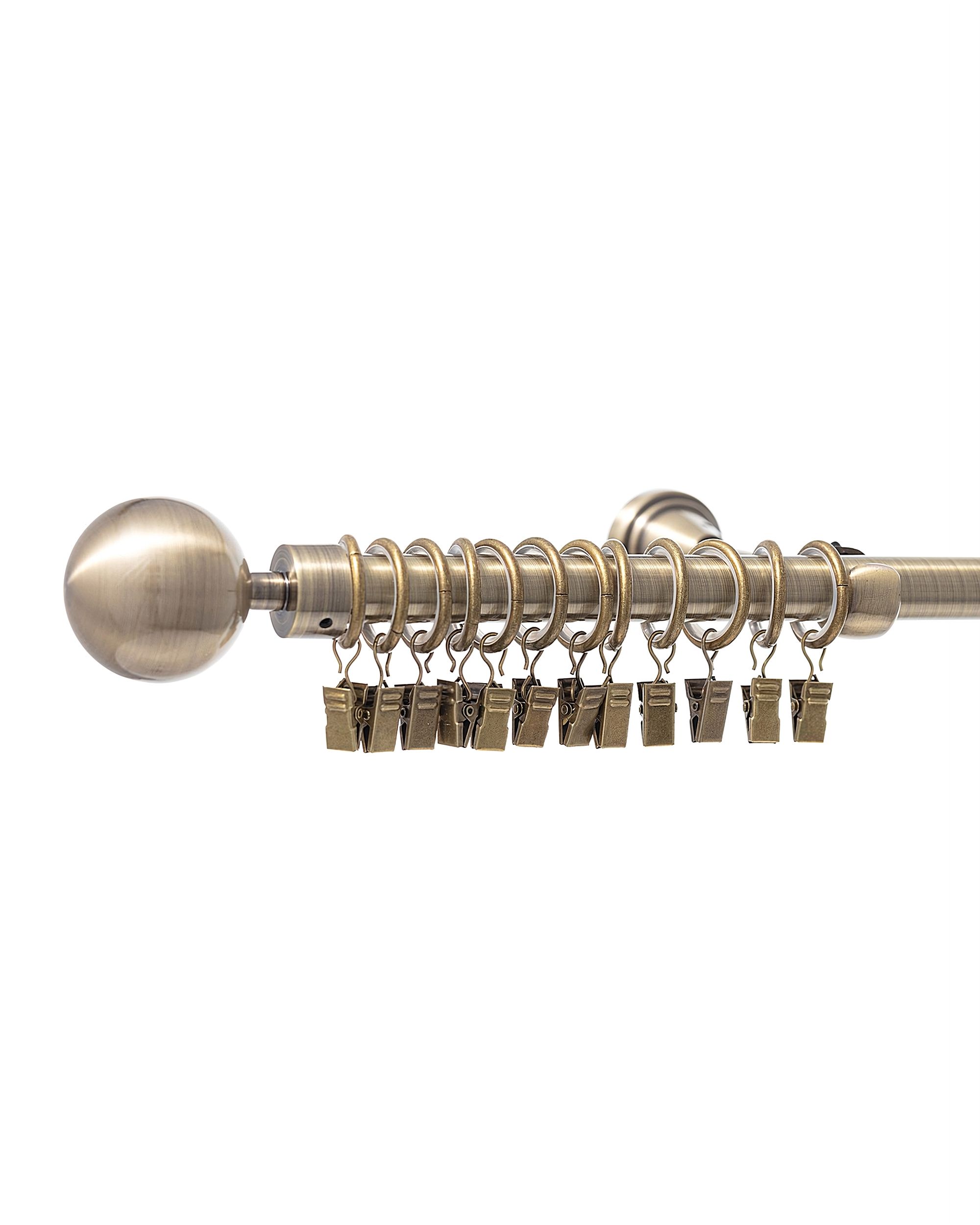 Karnisz pojedynczy Elegant antique brass 200cm (hover)