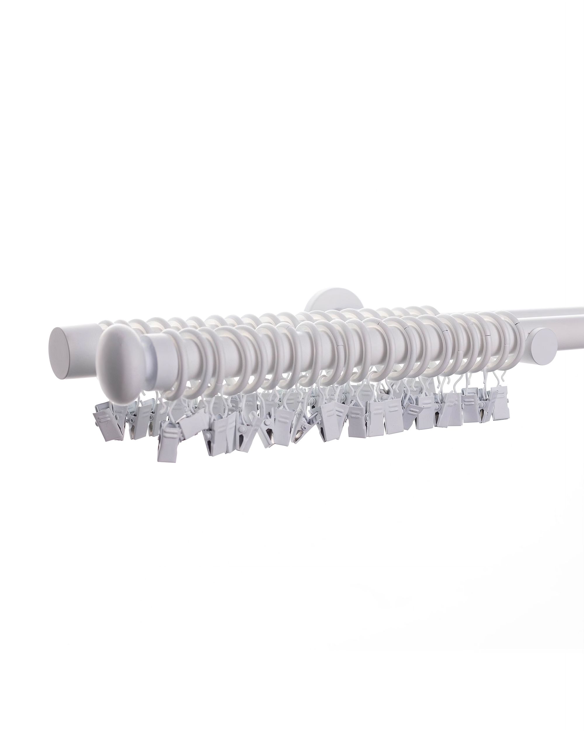 Karnisz podwójny Modern white matt 240cm (hover)