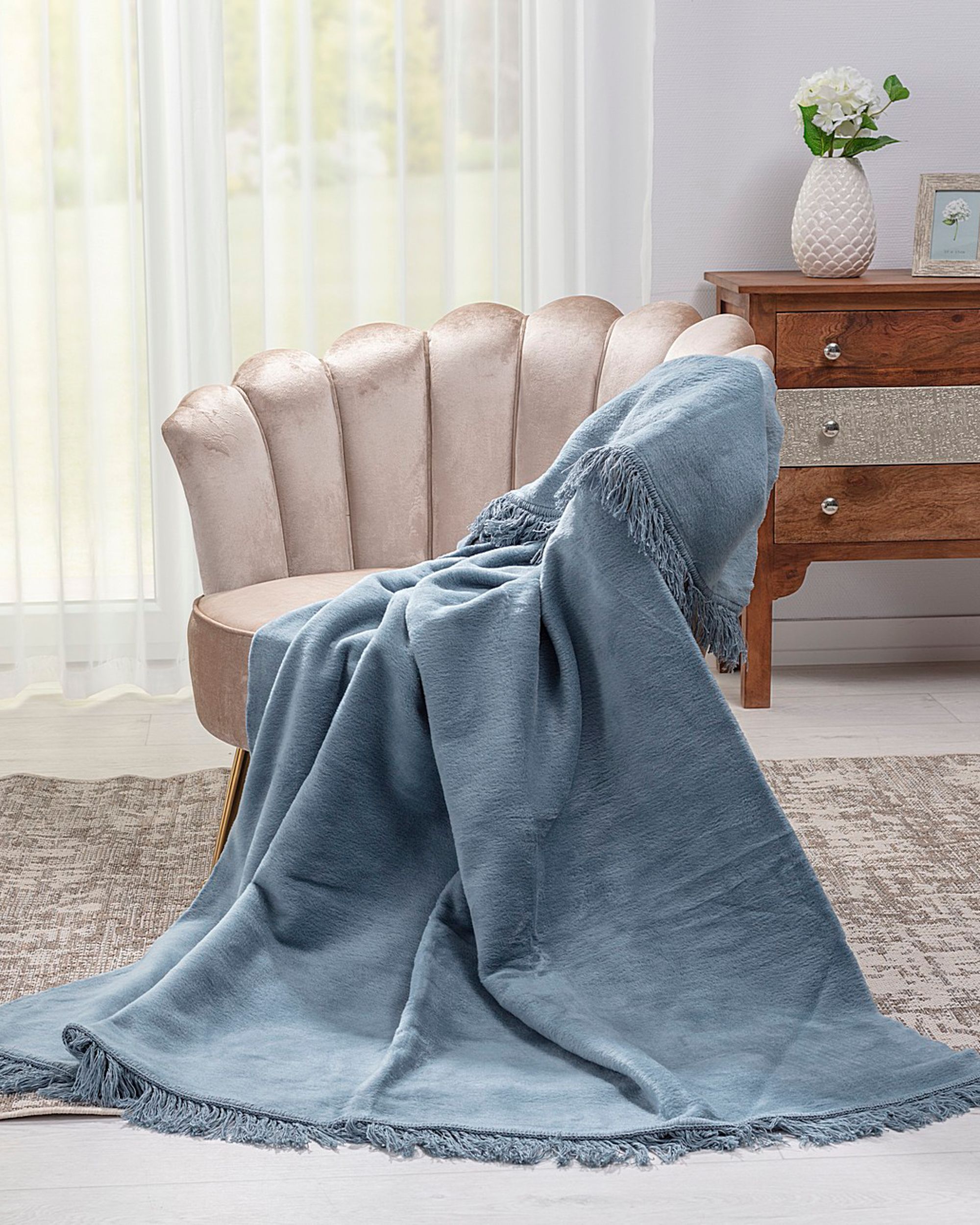Koc Cosy Home 150x200cm Denim Grey
