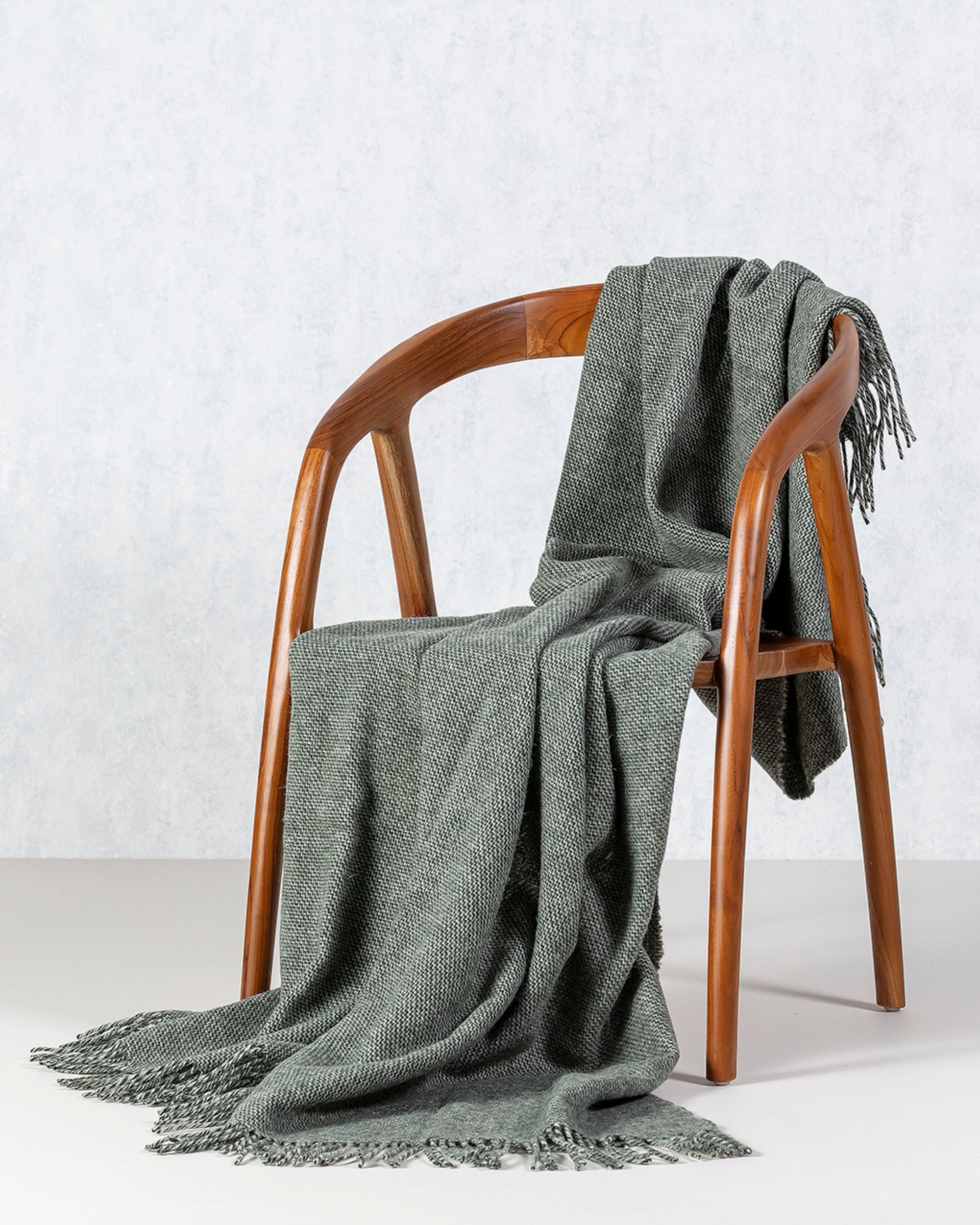 Pled Zelandia 140x200cm melange green