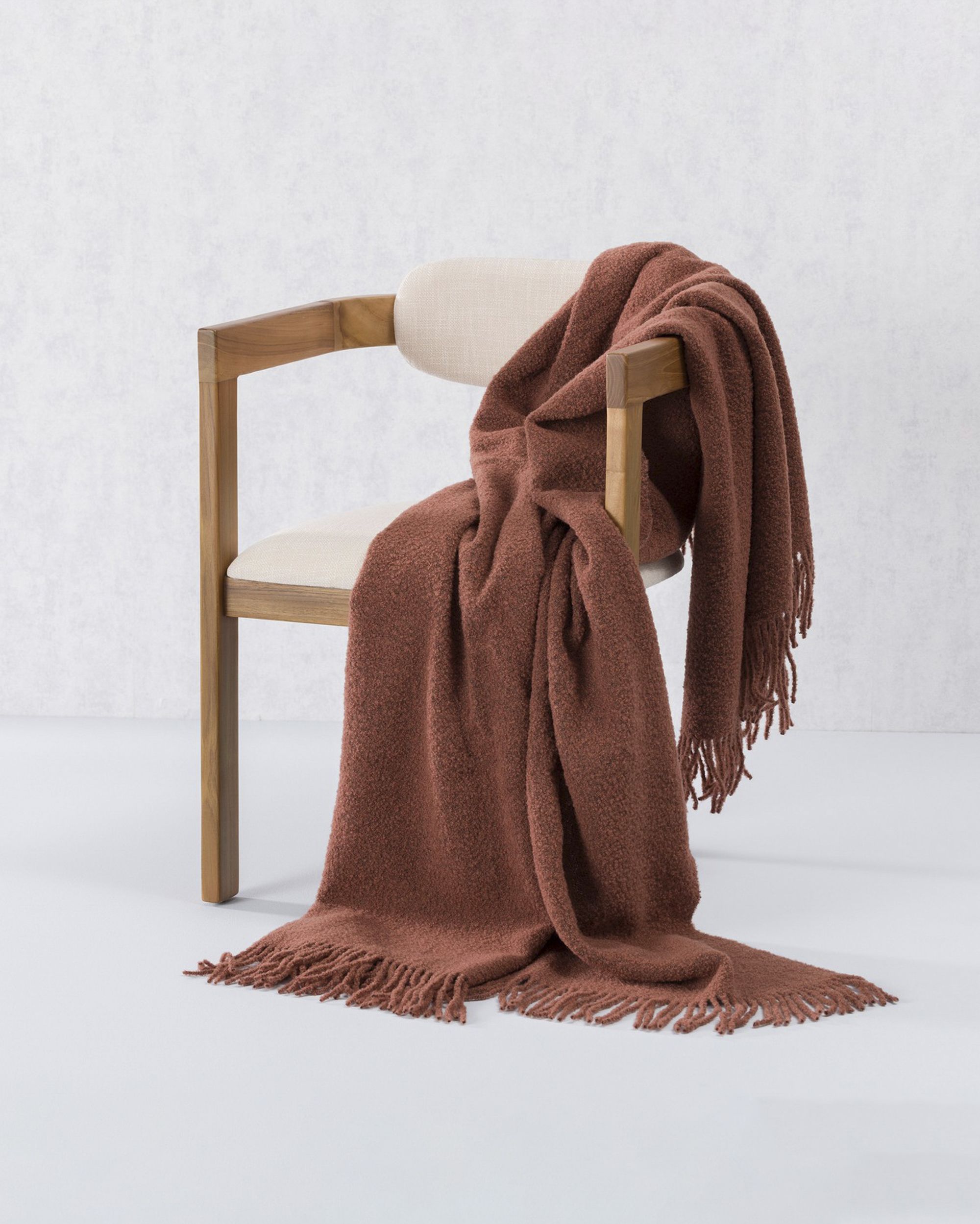 Pled Boucle 140x200cm cinnamon