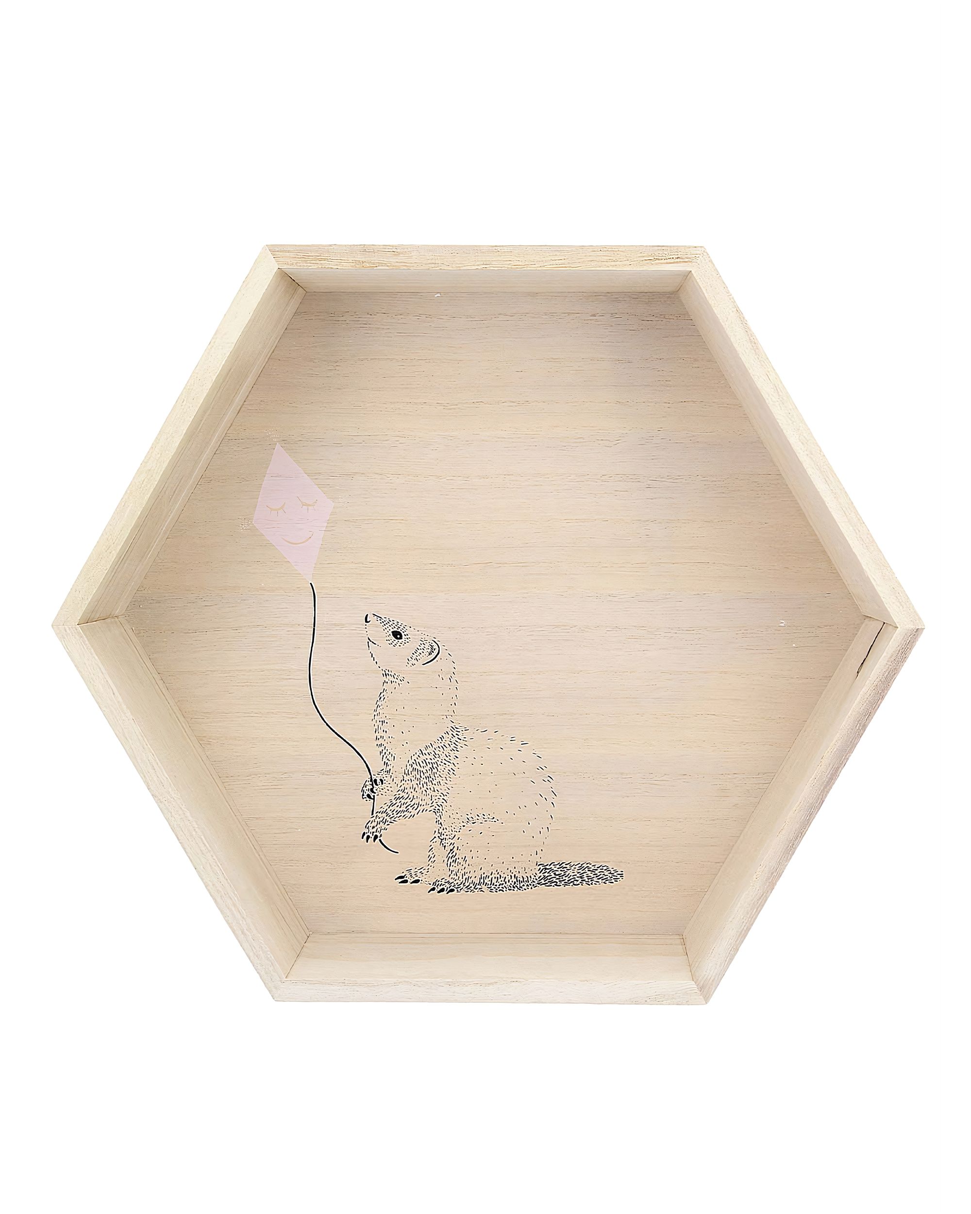 Półka Hexagon pink 36cm